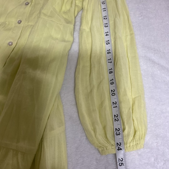 American Eagle Outfitters Yellow Long Sleeve Dress - Picture 12 of 12